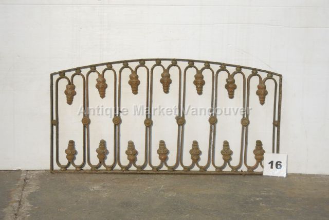 Wrought iron transom / arch
